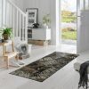 wash+dry Fernetic Door Mat, 75 x 190 cm, Washable for Indoor and Outdoor Use