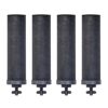 Berkey Authentic Black Berkey Elements BB9-2 Filters for Berkey Water Systems (Set of 4 Black Berkey Elements)