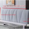 SUCHETA Headboard Covers Slipcover,Velvet Thicken Bed Headboard Cover for Full Queen Cal King Size, Dustproof Protector Cover (Color : K, Size :
