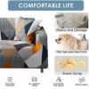Super stretch sofa cover Sofa Covers 1/2/3/4 Seater Sofa ProtectorNon Slip Soft Couch Sofa Cover Washable Furniture Protector Sofa Cover with 1 P