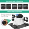 Under Desk Bike Pedal Exerciser for Seniors, Mini Peddler Exerciser with LCD Display & Anti-Slip Mat, Foot Pedal Exerciser for Home Office Legs/A