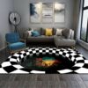Augproveshak Clown Decorations Halloween Doormat, Spooky Clown Welcome Area Rug Door Mats Indoor Outdoor Bath Carpet Hearth Stair Rugs, for Hallo