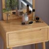BVDSG Solid Wood Dressing Table Small Apartment Minimalist Dresser for Bedroom Single Dressing Table Storage Cabinet