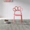 WALNUT Creative Plastic Chairs Dining Chairs for Dining Rooms Modern Cafe Furniture Living Room Computer Kitchen Dining Chair (Color : F)