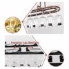 Ceiling Stylish Simplicity Wine Rack Simple Creative Display Decoration Wine Glass Holder Household Goblet Holder Adjustable Height Restaurant Ki