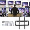 TV Wall Bracket Mount Slim Monitor Stand for 26 x 63, LCD LED 3D plasma Flat TVs Full Motion Heavy-Duty Wall Bracket, Sturdy and Strong Flat Scre