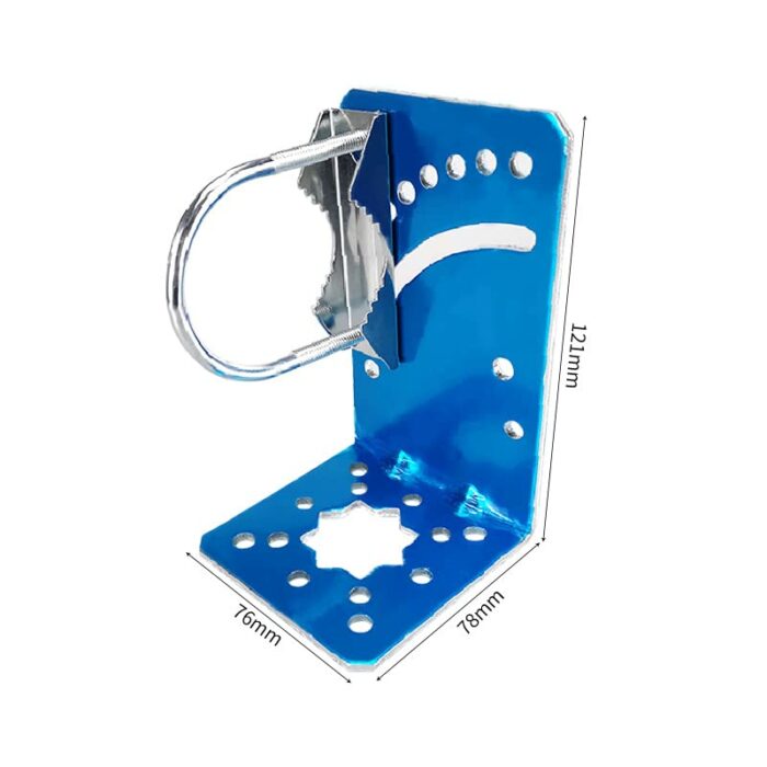 Hsthe Sea Pole Mount Bracket Outside Home Antenna Holder Antenna Pole Mount Kits Wireless bridge network card L-shaped fixing bracket