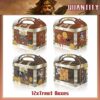 Treasure Chest Party Favor Box，Pirate Treasure Chest For Kids，Pirate Birthday Party Supplies,12Pce Pirate Gift Box