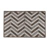 xunfu Front Door Mat Indoor, Super Absorbent Floor Mat Indoor, Kitchen Rugs Non Slip Washable, Dirt Trapper Doormat Outside, Grey 60x90cm