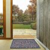 Turtle Mat, Winter Flowers, Dee Hardwicke Design. Highly absorbent indoor barrier mat, 65x85cm approx
