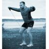 FH Exercise Band Light Medium Resistance 15lbs | Physio Rehab Light Workouts | Workout Bands for Shoulder, Arm and Leg, Fitness Strength Training