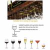 Ceiling Stylish Simplicity Wine Rack Simple Retro Wine Bottle Creative Display Decorative Goblet Wine Rack Restaurant Kitchen Bar Available Adjus
