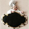 Yalych Creative Chef Character Restaurant Wine Cabinet Decoration,Wine Cabinet Decoration Ornaments,Multi-Function Decoration Crafts Decorative w