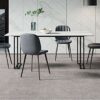 dining chair Kitchen Dining Room Furniture Chairs Set Of 2 Dining Chairs With Metal Feet And Backrest PU Leather Seat Suitable For Kitchen Dining