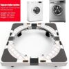 TWDYC Washing Machine Base Bracket Movable And Adjustable Refrigerator Base 4 Feet 4 Wheel Air Conditioning Base