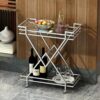 ZCMEB European Style Iron Dining Car Hotel Dessert Cart Food Delivery Dishes Collection Cart Kitchen Food Delivery Cart (Color : D, Size : 70 * 3