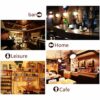 Ceiling Wine Rack Simple Style Multi-Function Display Household Inverted Goblet Wine Rack Restaurant Kitchen Bar Floating Wine Rack (Bronze 100 *