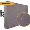 Clicks Depot Outdoor TV Cover 30 to 32 inches with Bottom Cover, Waterproof Thick Fabric, Weatherproof Outdoor TV Enclosure for Outside LED, LCD,
