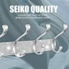 BlackFish Coat Rack Wall Mount,Rhinestone Type Wall Mounted Coat Rack - 4 Hooks,Purse Hanger,Coat Hanger Wall Mount,Wall Coat Rack for Bathroom K