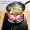 Wgwioo Gas Stoves, Tempered Glass Single Burners Stove, Kitchen Natural Gas/Liquefied Gas Stove Household, Kitchen Integrated Cooktops Cooker,nat