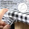 WFEWE 16Pcs Plastic Table Cloth Clip,Transparent Picnic Table Cloth Clips for Outside Table,Large Table Cloth Clips,Outdoor Table Cloth Clips,Sui