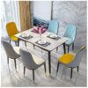 dining chair Kitchen Dining Room Furniture Chairs Dining Chairs Set Of 4 Kitchen Living Room Chairs Modern Leather High Back Soft Seat Lounge Cha