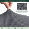 CHUN YI Stretch Sofa Seat Cushion Cover, Fitted Sofa Couch Cushion Covers Furniture Protector, Replacement for Individual Cushion Checks Jacquard
