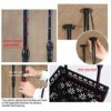 Ceiling Stylish Simplicity Down Bottle Rack Vintage Wrought Iron Metal Inverted Goblet Rack Kitchen Cutlery Bottle Holder Bar Adjustable Height F