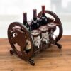 DLOETT Wooden Wine Rack, Wine Rack Grape Solid Wood Wine Rack, Suitable to Be Placed At The Living Rooms, Bedrooms, Restaurants