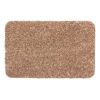 ASTRA Washable Cotton Doormat - Absorbent Entra Doormat - Non-Slip Mat - (60 x 75 cm - Anthracite)