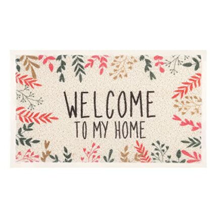 comfoyar Outdoor Welome Door Mat, Non-Slip Waterproof Entrance Welcome Mats Outdoor, Durable Rug for Entry, Garage, Patio, High Traffic Areas, 45