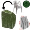Vivo Waterproof Garden Stacking Chair Cover Outdoor Heavy Duty for Wood/Metal/Plastic