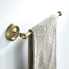 Towel Rack, Simple European Style Small Antique Copper Bathroom Rack, Single Pole Kitchen Bathroom Wall Mount, Retro Short Single Pole Rack