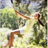 ANGGO Tree Swing Hanging Straps, Outdoor Hammock Straps Adjustable Holds 2200 lbs, 5ft/152cm Swing Hanging Strap Kit with Safer Lock Snap Carabin