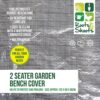VFM - Garden Furniture Covers Waterproof, Garden Bench 2 Seater Cover, Protect your Garden Furniture from the Elements and Save your Time in the
