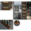 Wine rack Wine Rack Freestanding Wine Rack Creative Shelf Hanging Wine Rack Goblet Holder Wine Glass Holder Cup Holder Wine Cooler