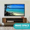 TV Wall Bracket for 14-42" Screens Ultra Slim TV Bracket with Spirit Level Large Flat TV Wall Mount Fixed Tv Bracket 42 Inch Max Vesa: 200x200m-3