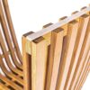 Unbekannt Schulte Natural Bamboo Bath Stool, 46 x 40.5 x 30.5 cm