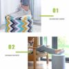 BHVXW Fabric Storage Stool Fashion Table Stool Small Creative Vanity Chair Minimalist Kids Toy Storage Furniture Bench