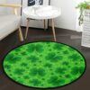 Aslsiy Eiffel Tower Air Balloon Doormat Pink Blossom Flowers Bicycle Wine Macaroons Round Floor Mat Washable Non-Slip Indoor Outdoor Area Rug for