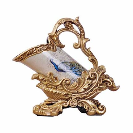 KXDCZ Creative Wine Rack Embossed Base Ceramic Bottle Holder Luxury Table Wine Cabinet Single