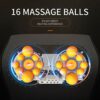 ALREMO HUANGXING - Neck and Back Massager, Shiatsu Electric Neck Massager 16 Nodes Deep Tissue Kneading Massage Pillow Full Body Massage for Musc