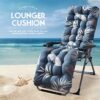 widesmile Sun Lounger Cushions Only Lounge Chair Cushions Thick Pad Rattan Replacement Garden Recliner Relaxer Chair Cushion for Indoor Outdoor (