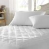 30cm Extra Deep Quilted Mattress Protector Fitted Sheet Anti Allergy Noiseless Cover Pad Sheets Single Double King Super King Bed Size Mattresses