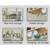 Ceiling Wine Glass Stylish Simplicity Rack Simple Display Decoration Wine Glass Holder Household Goblet Rack Kitchen Cutlery Bottle Rack Bar Floa