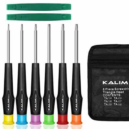 KALIM Triangle Head Screwdriver Set, 6 PCS Repair Insulation Set, Triangle Driver Set for Thomas McDonald's Toy, Suitable for Electronic Equipmen