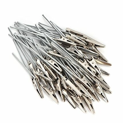 ALREMO HUANGXING - 50 Pcs/Set DIY Craft Wire Clip,Wire Alligator Clamp,DIY Card Photo Memo Clip Holder Decoration Accessories