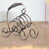 DLOETT Creative Spring Handle Wine Rack Portable Wine Display Shelf Holder Durable Wine Storage Rack Organizer Bar Decorations