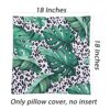 3E Home Cushion Covers Waterproof 18x18 Inch Set of 2 Decorative Outdoor Throw Pillow Covers Furniture Pillowcases for Garden Patio Balcony Bench