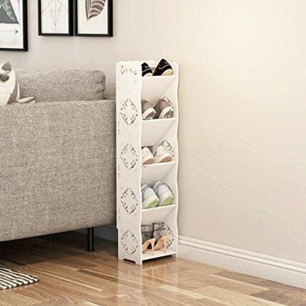 EYHLKM Household Simple Shoe Rack Multi-layer Mini Space Space Small Simple Narrow Shoes Cabinet Economy (Size : 5floors)